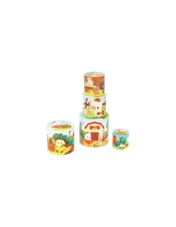 Janod Ma première pyramide Poule - Discount
