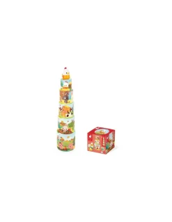 Janod Ma première pyramide Poule - Discount