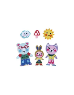Djeco Magnets à décorer Funky Family - Do It Yourself - Clearance