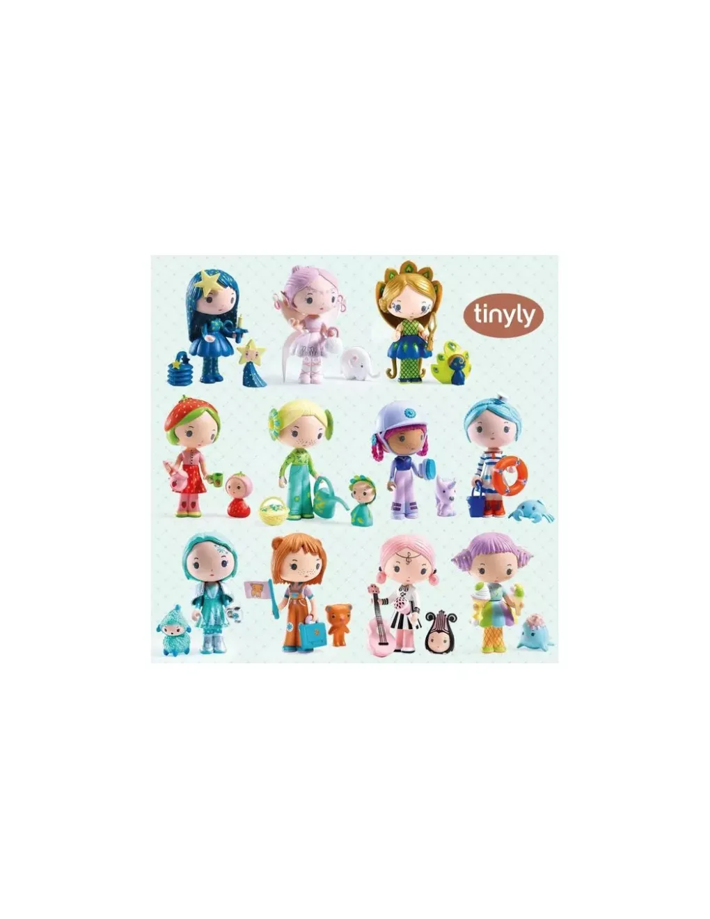 Djeco Maison de Bluchka et Indie figurines Tinyly - Outlet