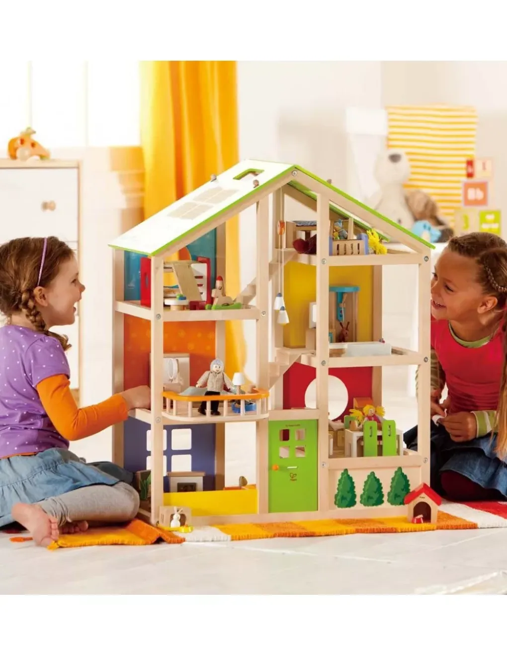 Hape Toys Maison toute saison meublée - Hape Sale