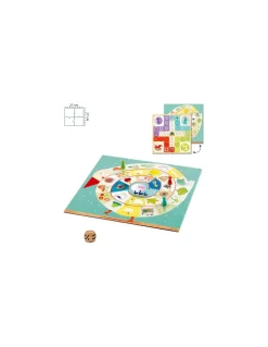 Djeco Mallette de jeux Junior - Ludo and Co - Discount