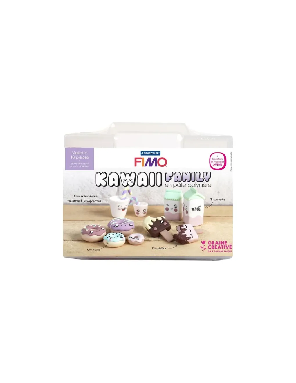 Graine Creative Mallette Kawaii family pâte FIMO - Graine créative Online