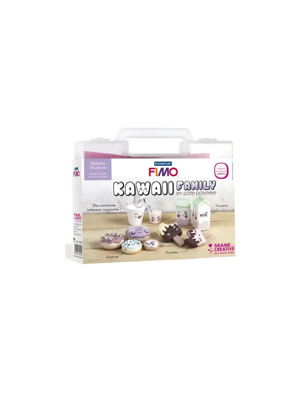 Graine Creative Mallette Kawaii family pâte FIMO - Graine créative Online