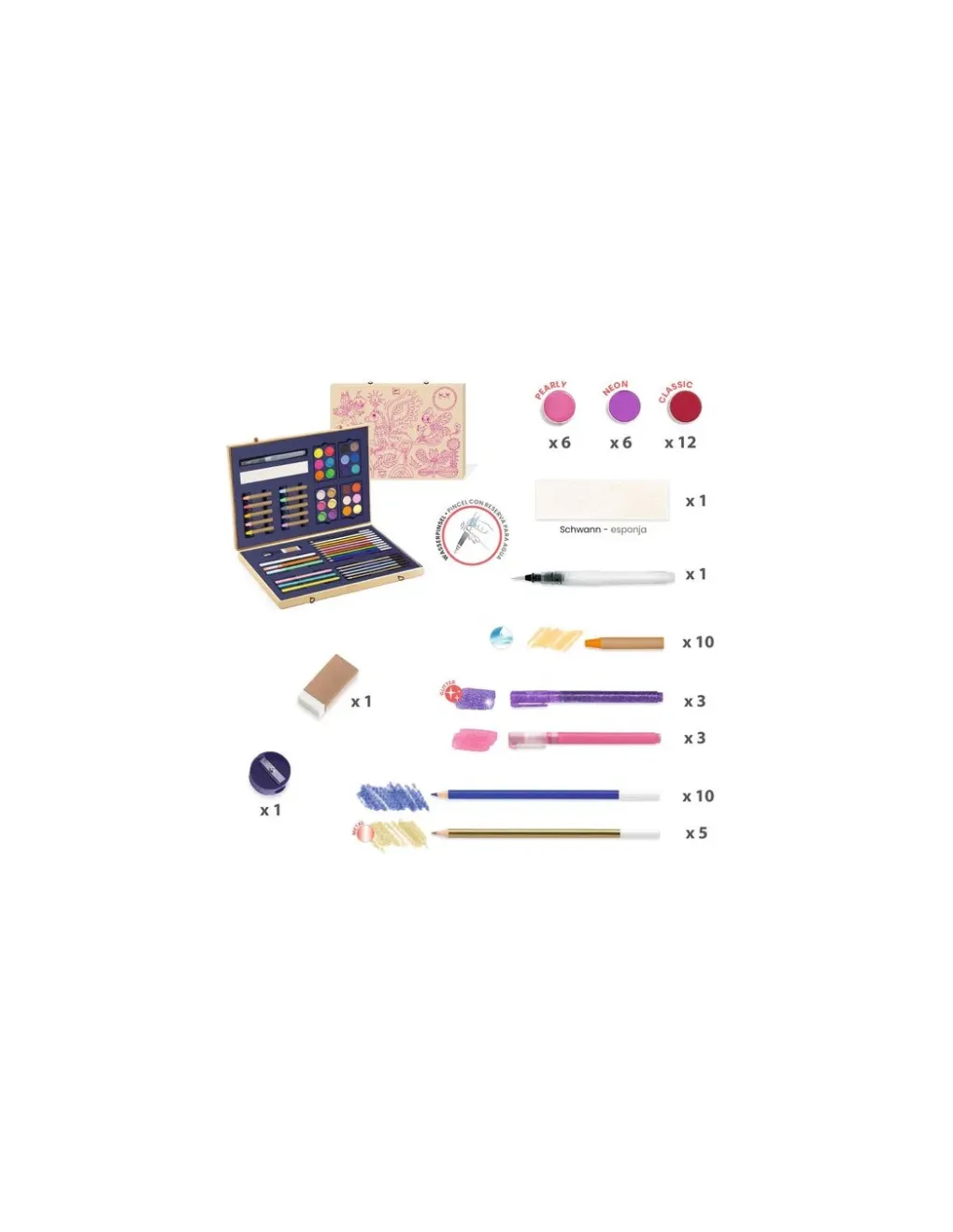 Djeco Mallette Sparkling color box - Best
