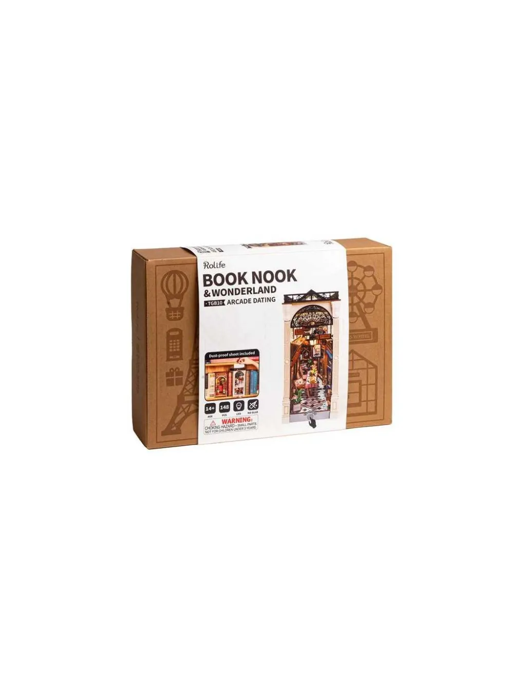 Rolife Maquette Arcade Dating Book Nook -