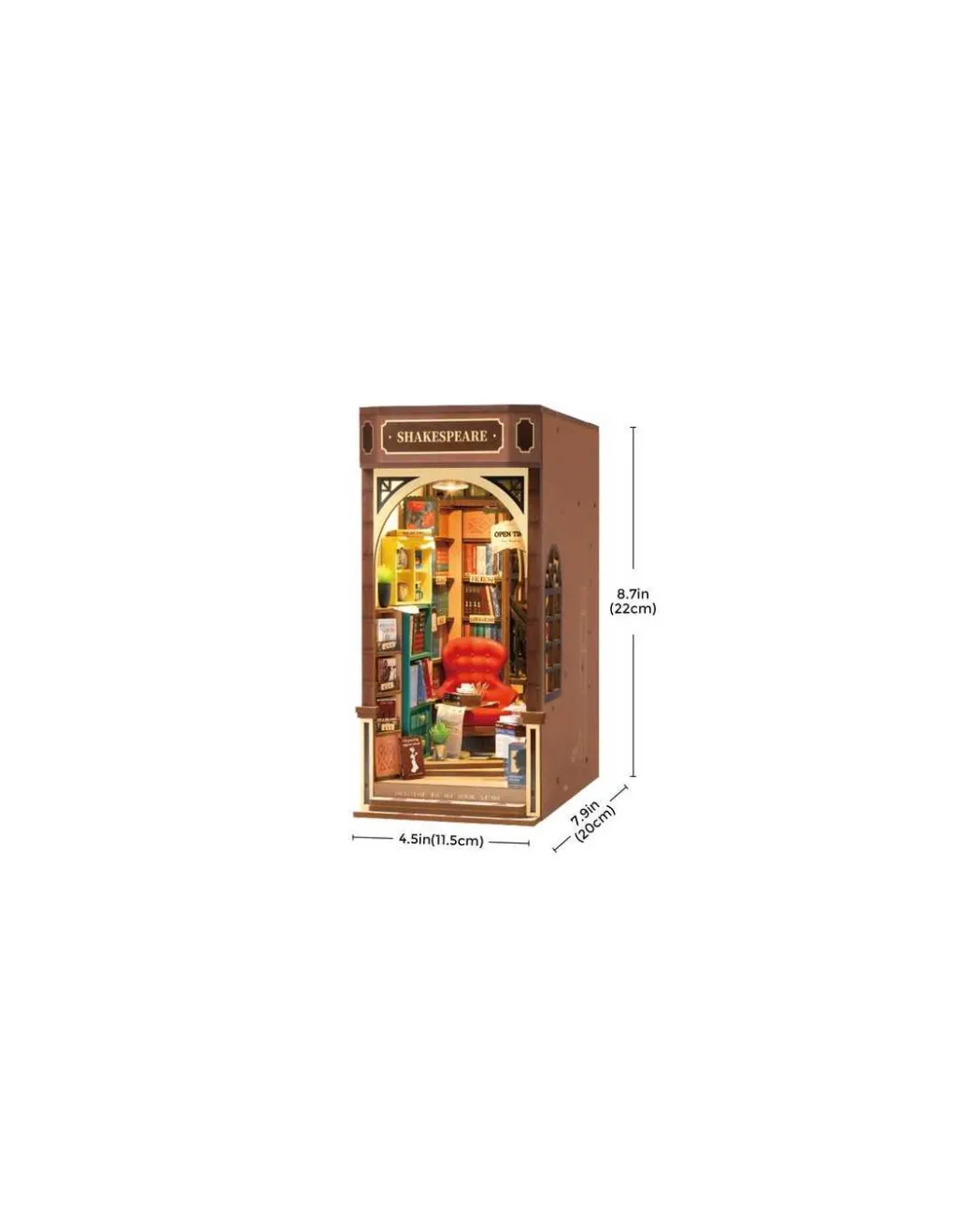 Rolife Maquette Bookstore Shakespeare Book Nook - - Online