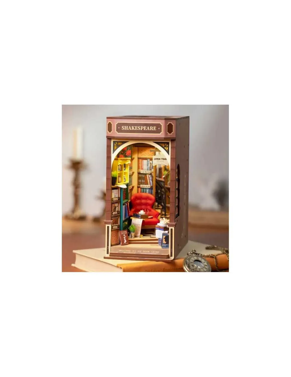 Rolife Maquette Bookstore Shakespeare Book Nook - - Online