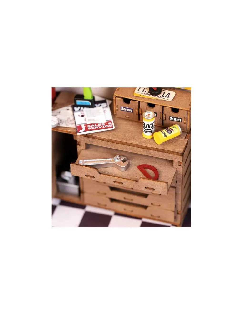 Rolife Maquette Garage Workshop - Discount