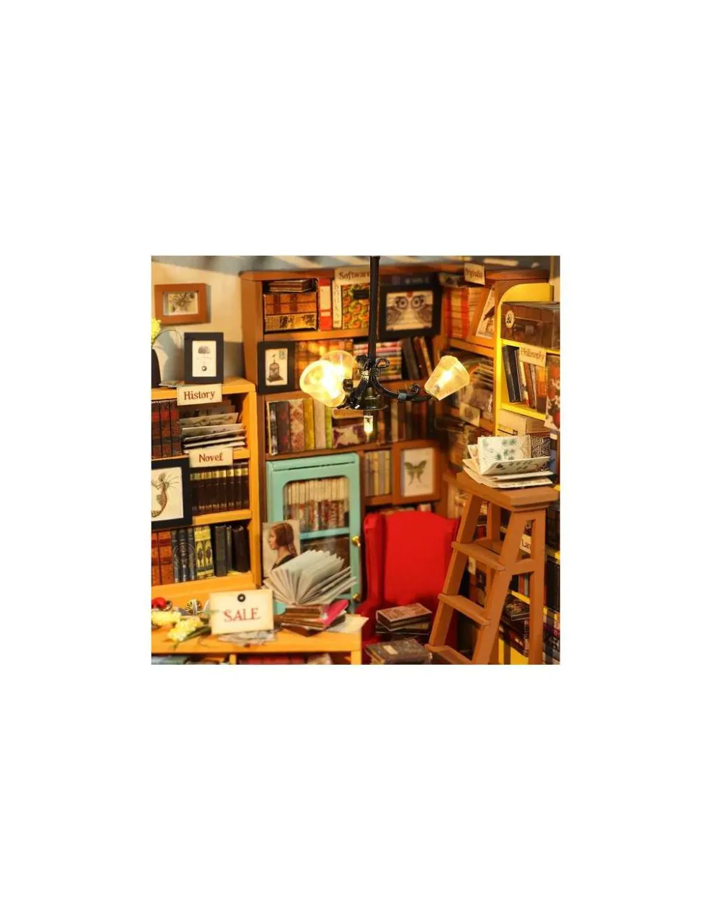 Rolife Maquette librairie Sam's Study - Sale