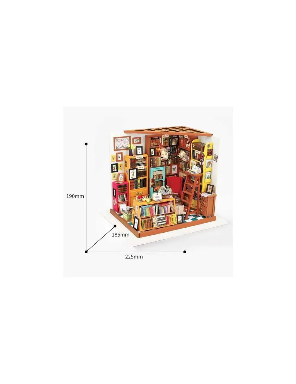 Rolife Maquette librairie Sam's Study - Sale