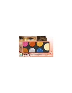 Djeco Maquillage palette 6 couleurs effet métal - Discount
