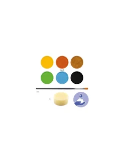 Djeco Maquillage palette 6 couleurs nature -