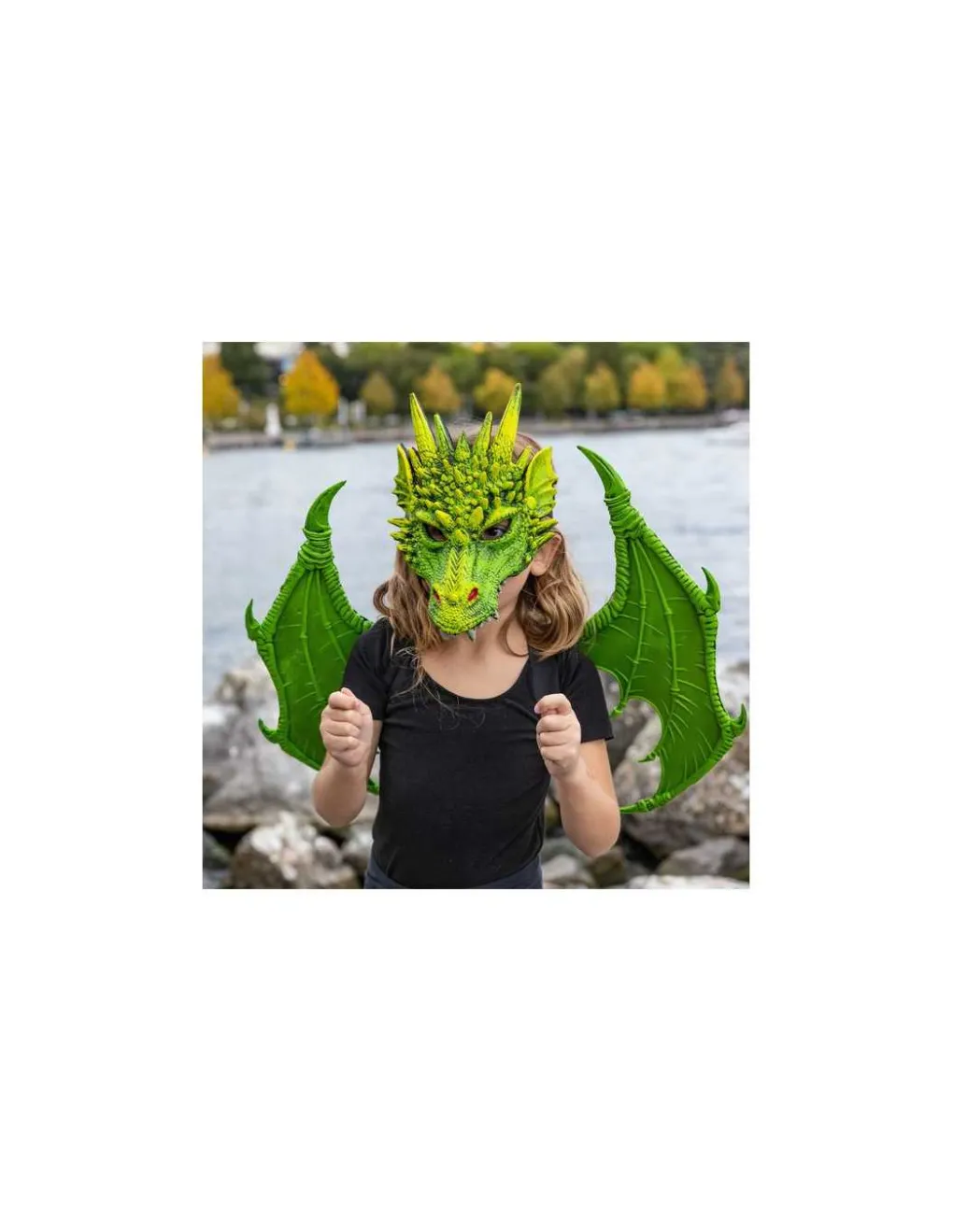 Great Pretenders Masque de dragon vert - Hot
