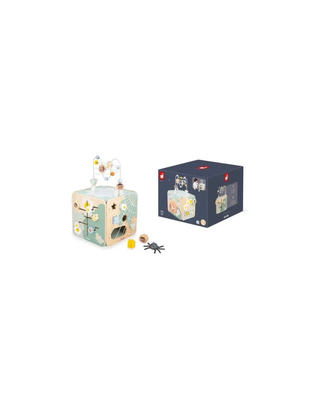 Janod Maxi cube multi-activités Sweet Cocoon - Sale