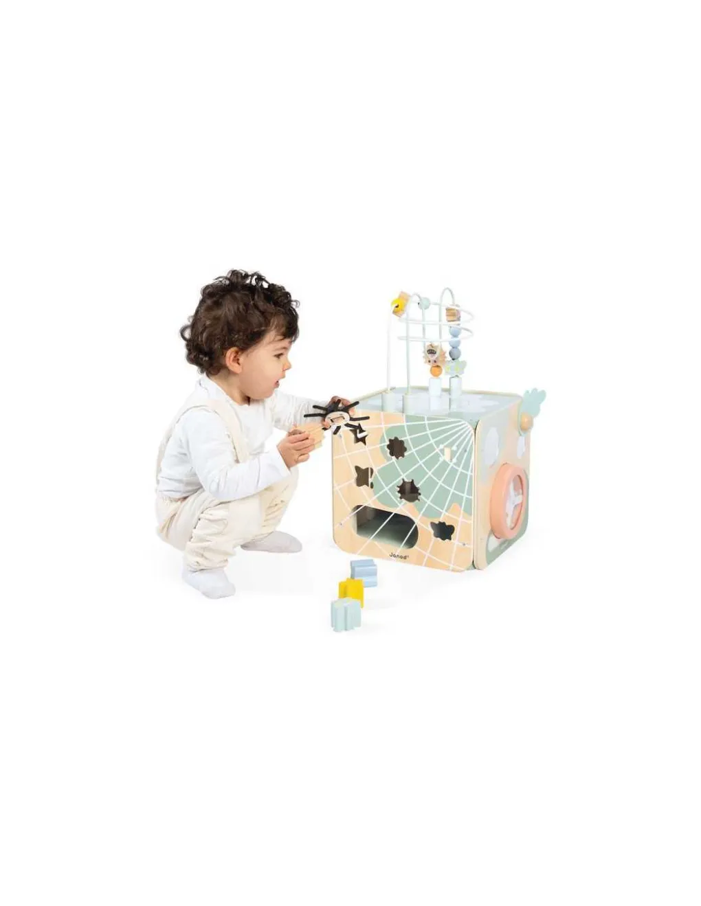 Janod Maxi cube multi-activités Sweet Cocoon - Sale