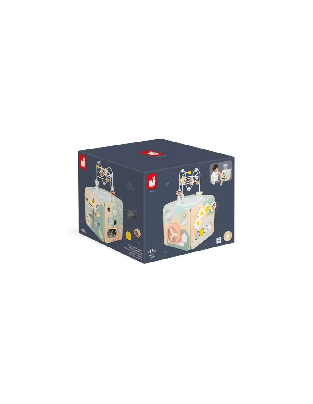 Janod Maxi cube multi-activités Sweet Cocoon - Sale