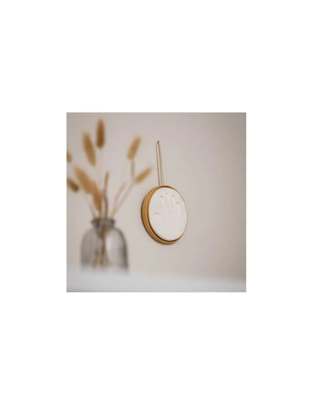 Petit Artichaut Médaillon empreinte bois - Best