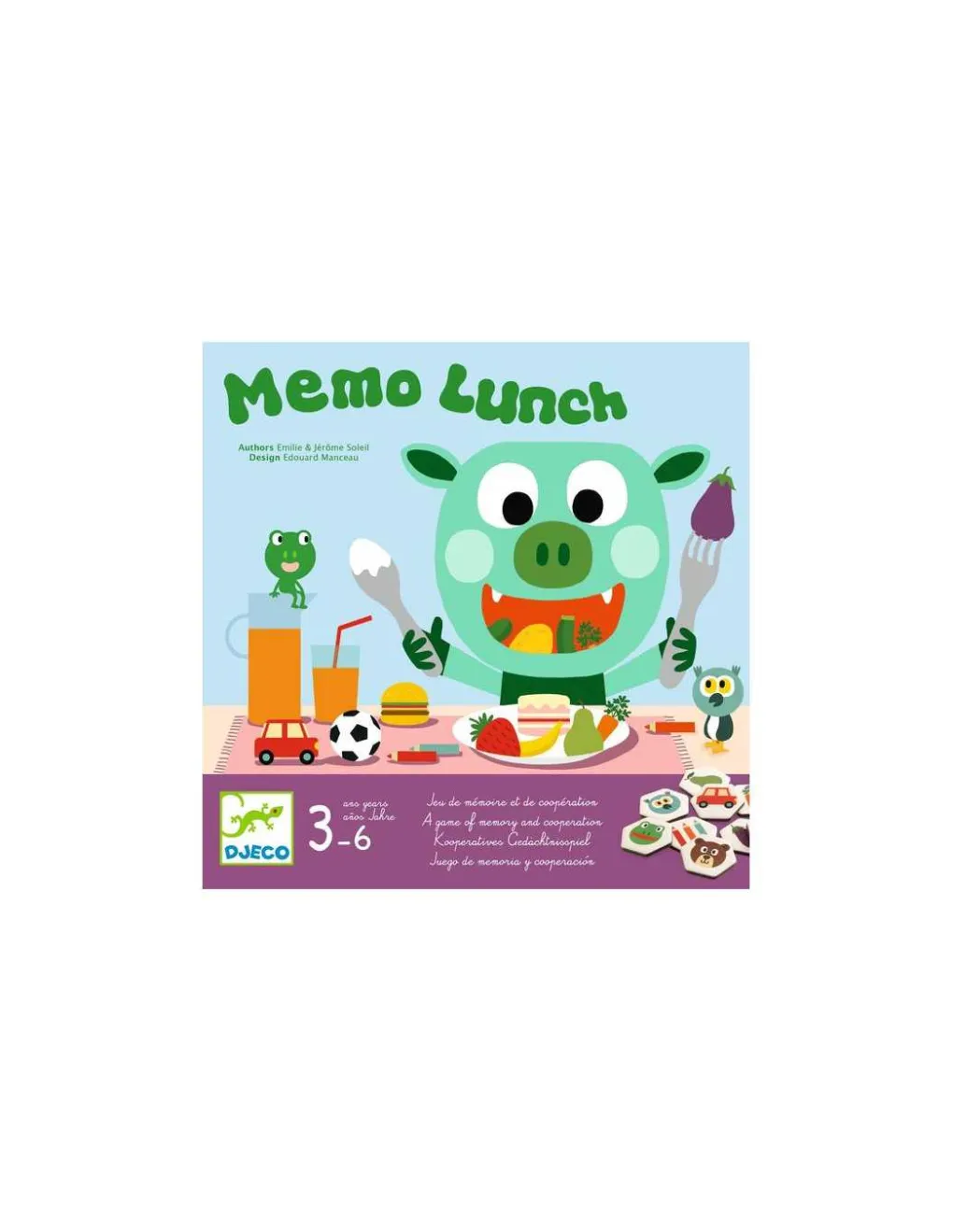 Djeco Memo Lunch - Clearance