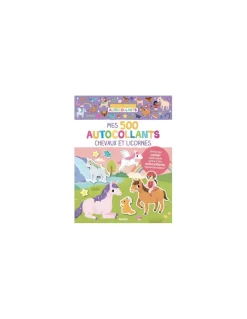 Auzou Mes 500 Autocollants Chevaux et licornes - Online