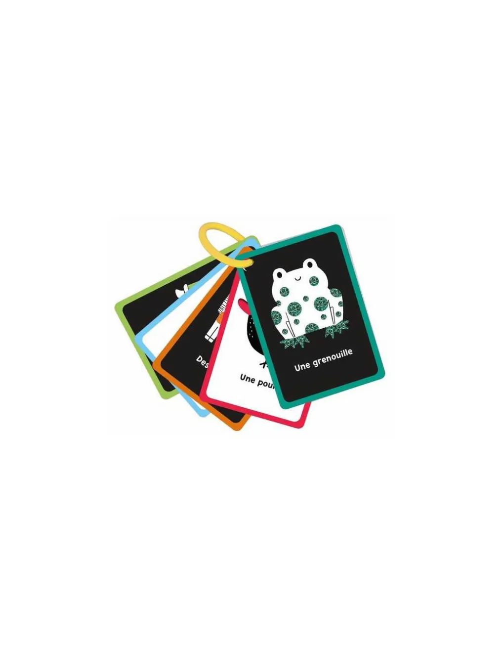 Auzou Mes premières cartes pour éveiller bébé noir et blanc - Sale