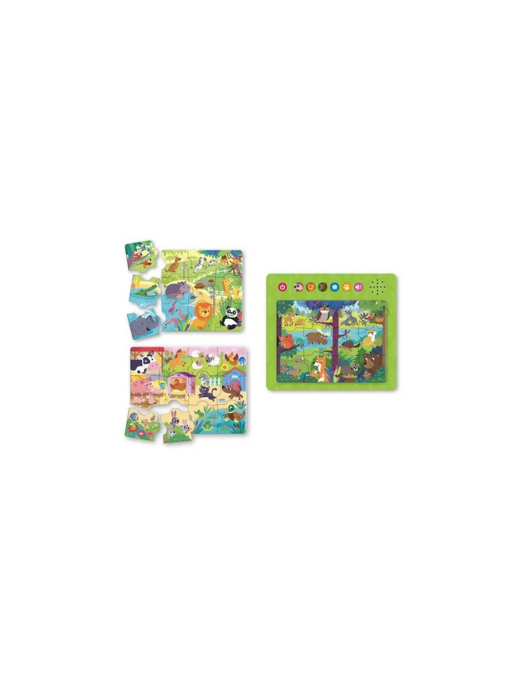 123 Soleil Mes puzzles sonores animaux - ! Sale