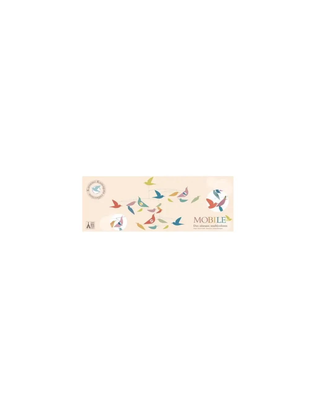 Little Big Room by Djeco Mobile en papier oiseaux multicolores - Djeco Discount