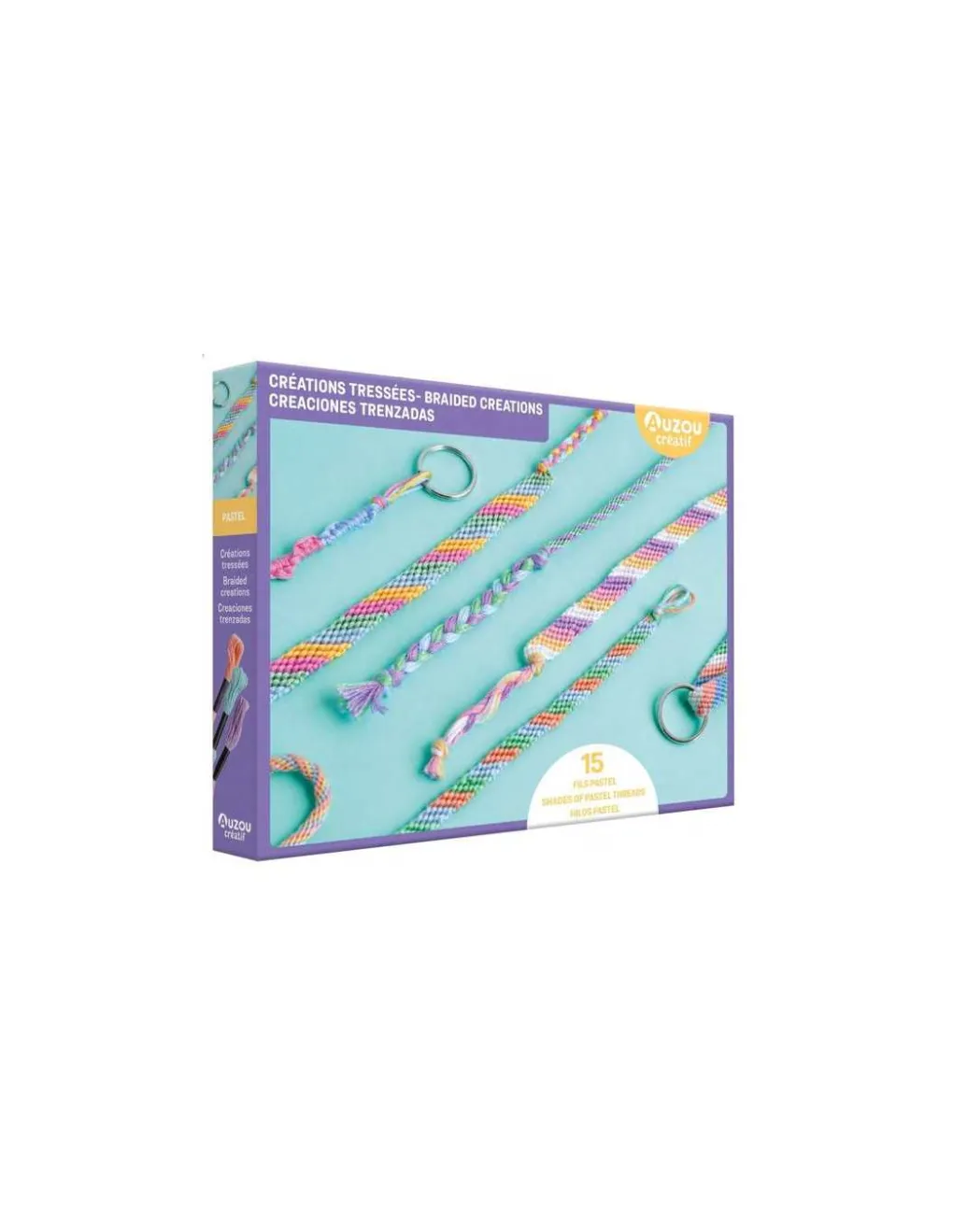 Auzou Mon coffret d'artiste fils brésiliens pastels - Sale