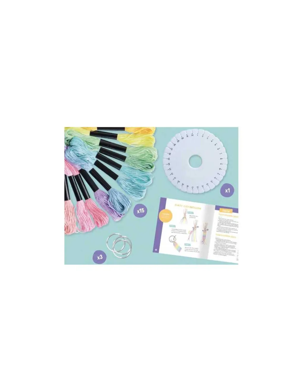 Auzou Mon coffret d'artiste fils brésiliens pastels - Sale