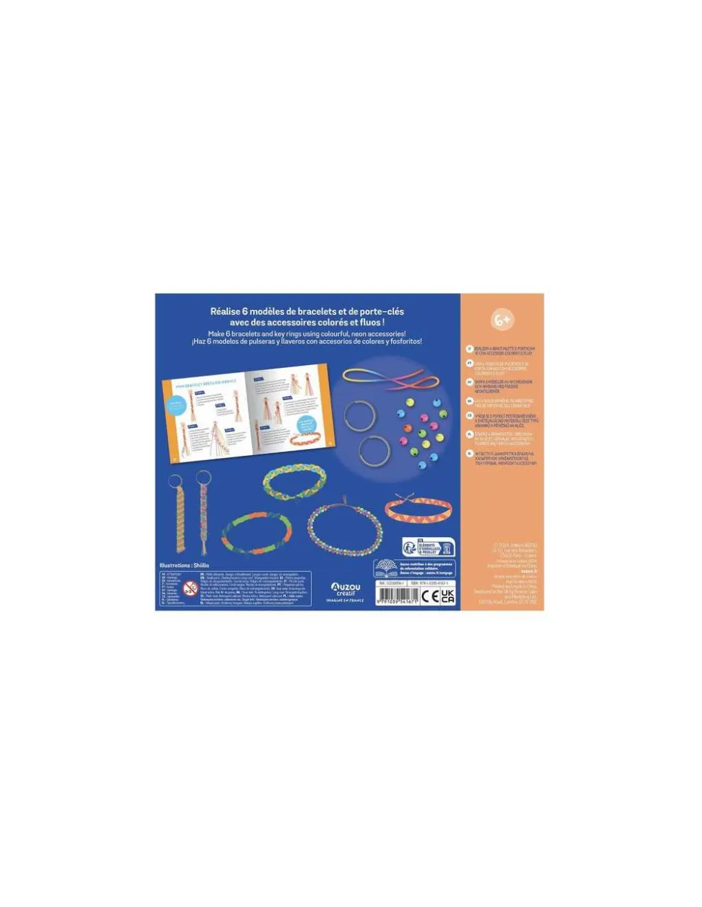 Auzou Mon coffret d'artiste mes créations fluos - Sale