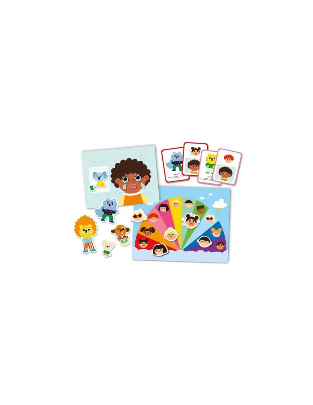 Auzou Mon petit coffret aimanté Les émotions - Sale