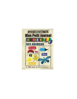 Crinkly Mon petit journal les couleurs des animaux - Best