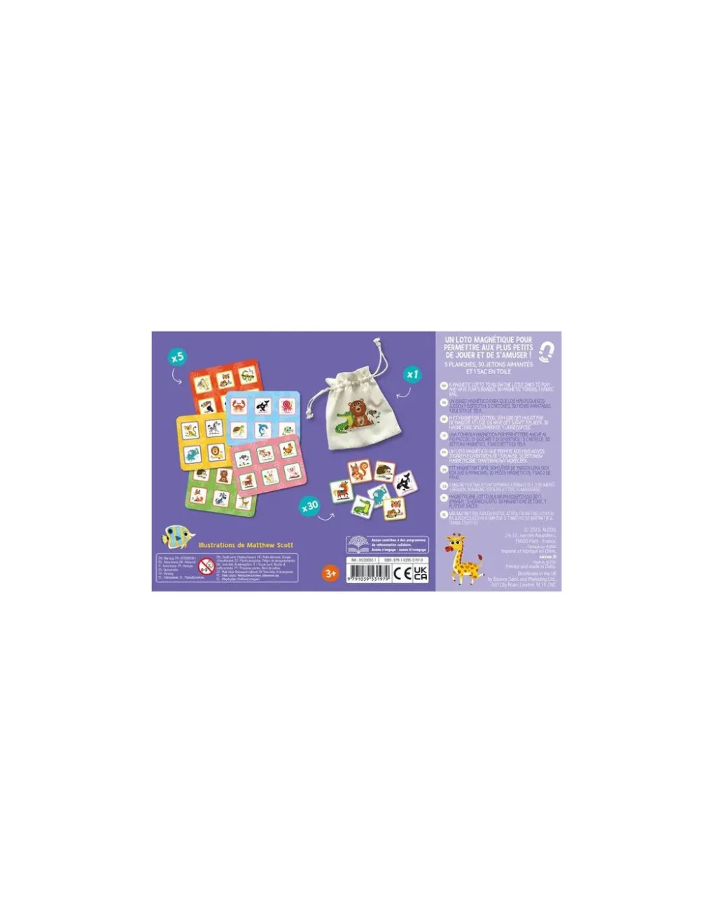 Auzou Mon premier loto magnétique - New
