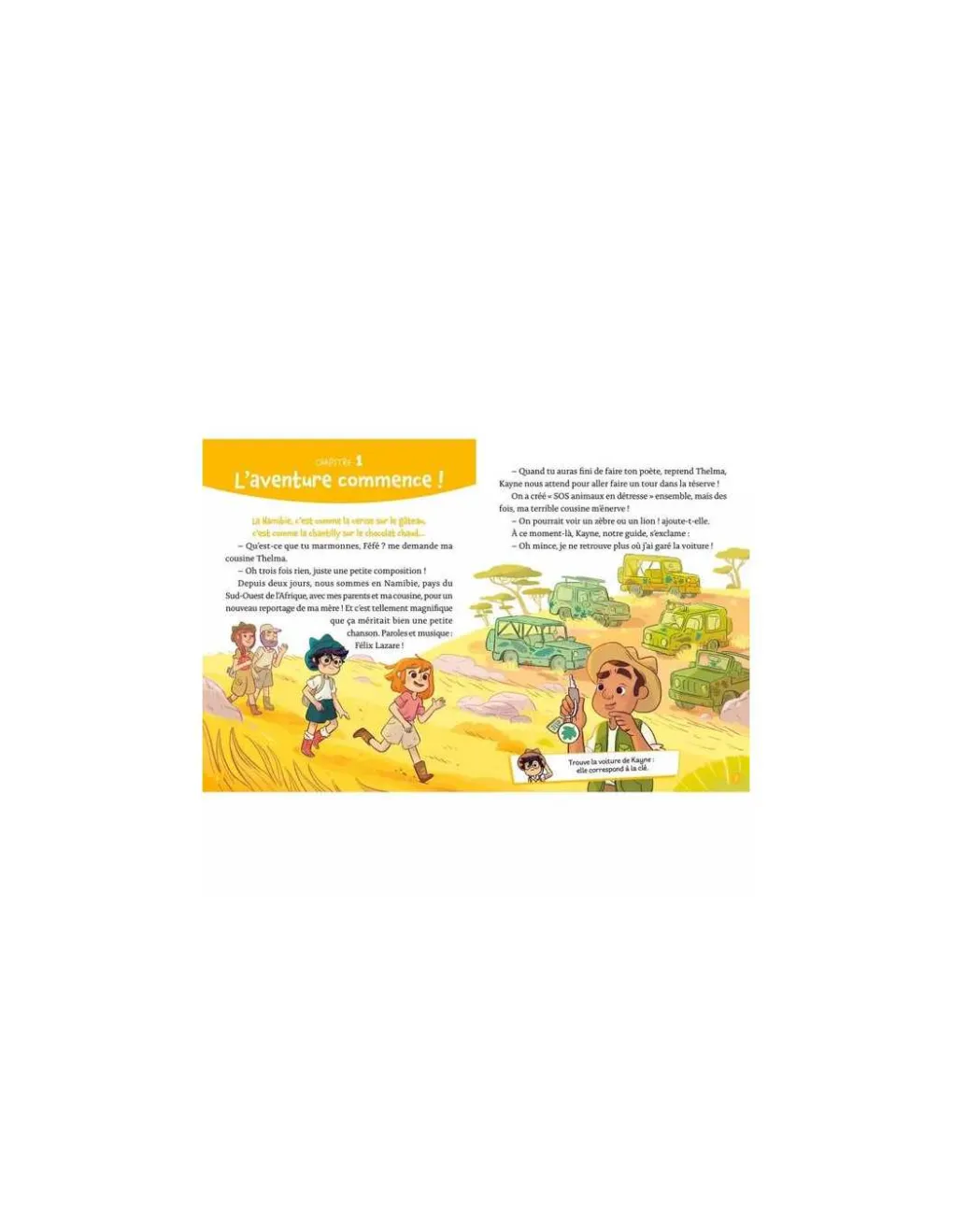 Auzou Mon roman énigme - mission animaux - aventures dans la savane - Discount