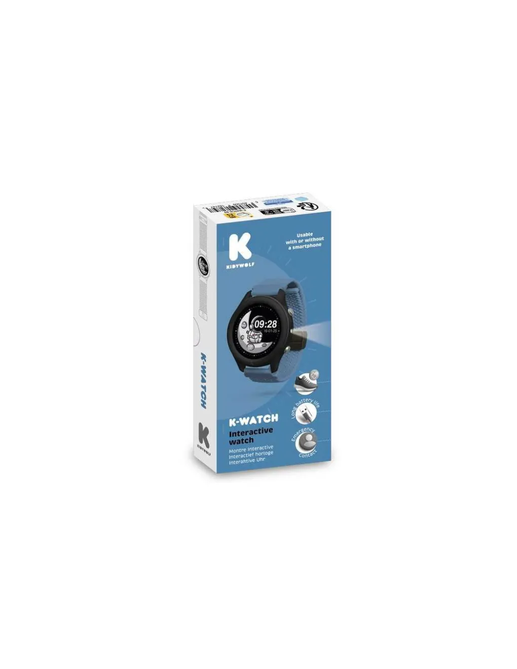 Kidywolf Montre connectée K-Watch bleue - Outlet