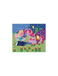 Janod Mosaïque en mousse poneys et licornes - Les ateliers du calme Hot