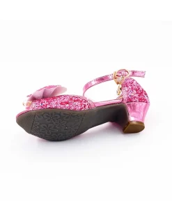 Labay Mules à Nœuds et Paillette Rose 5 - 7 ans - Best