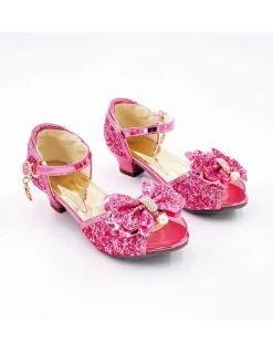 Labay Mules à Nœuds et Paillette Rose 3 - 4 ans - Outlet