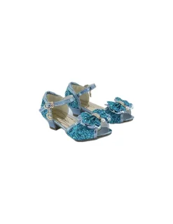 Labay Mules à Nœuds et Paillette bleu 5 - 7 ans - Hot