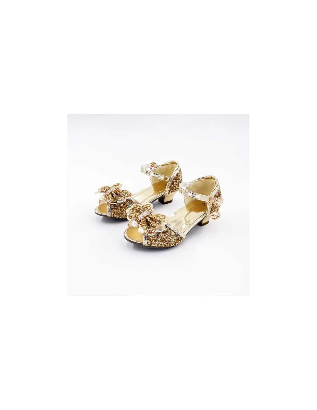 Labay Mules à Nœuds et Paillette dorée 5 - 7 ans - Best