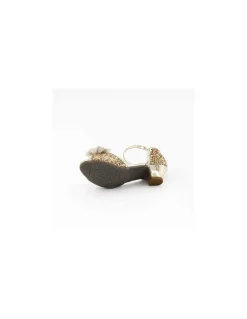 Labay Mules à Nœuds et Paillette dorée 5 - 7 ans - Best
