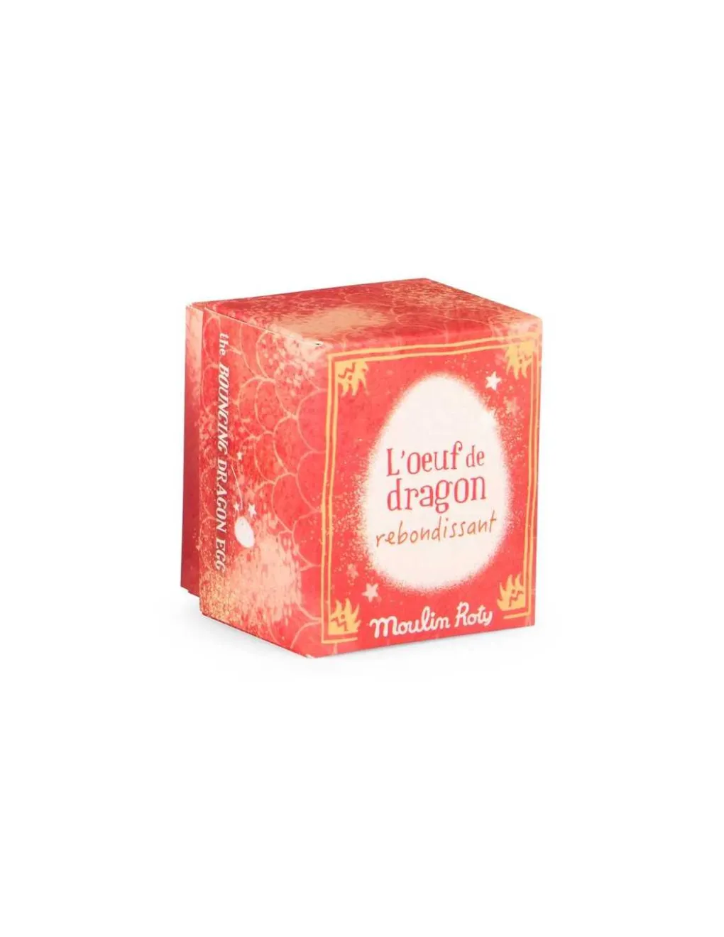 Moulin Roty Oeuf de dragon rose rebondissant - Sale