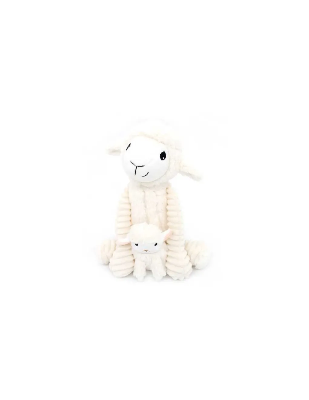 Les Deglingos Olou le mouton blanc maman et bébé - Les Ptipotos by Déglingos Clearance