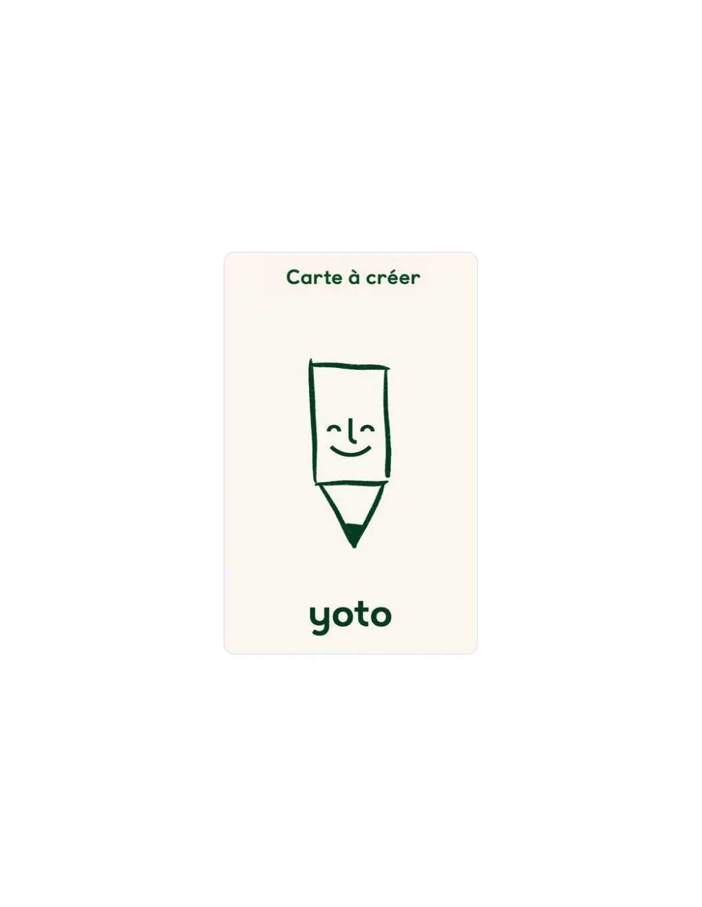 Yoto Pack de 5 cartes à créer - Outlet
