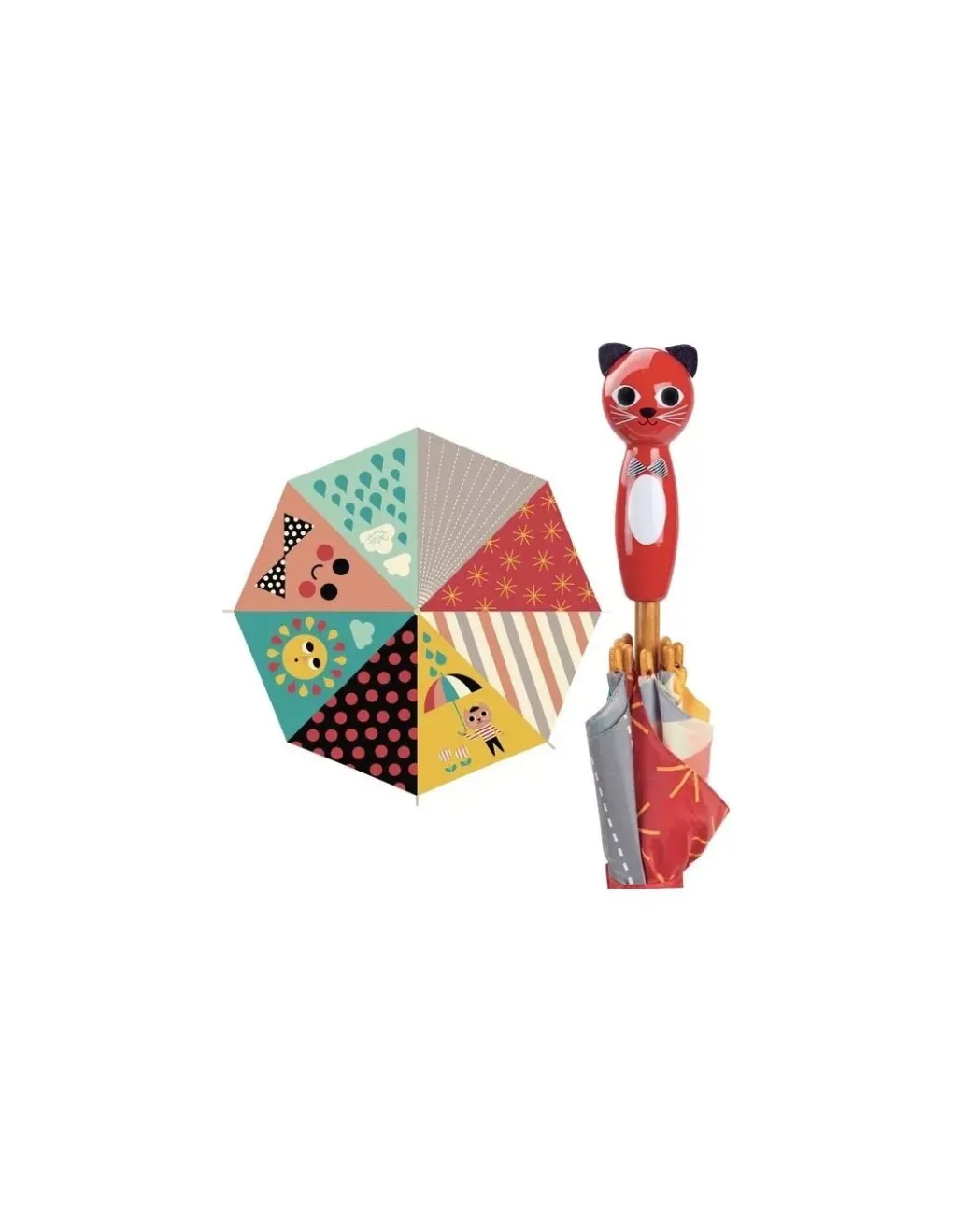 Vilac Parapluie chat Ingela Arrhenius - Discount
