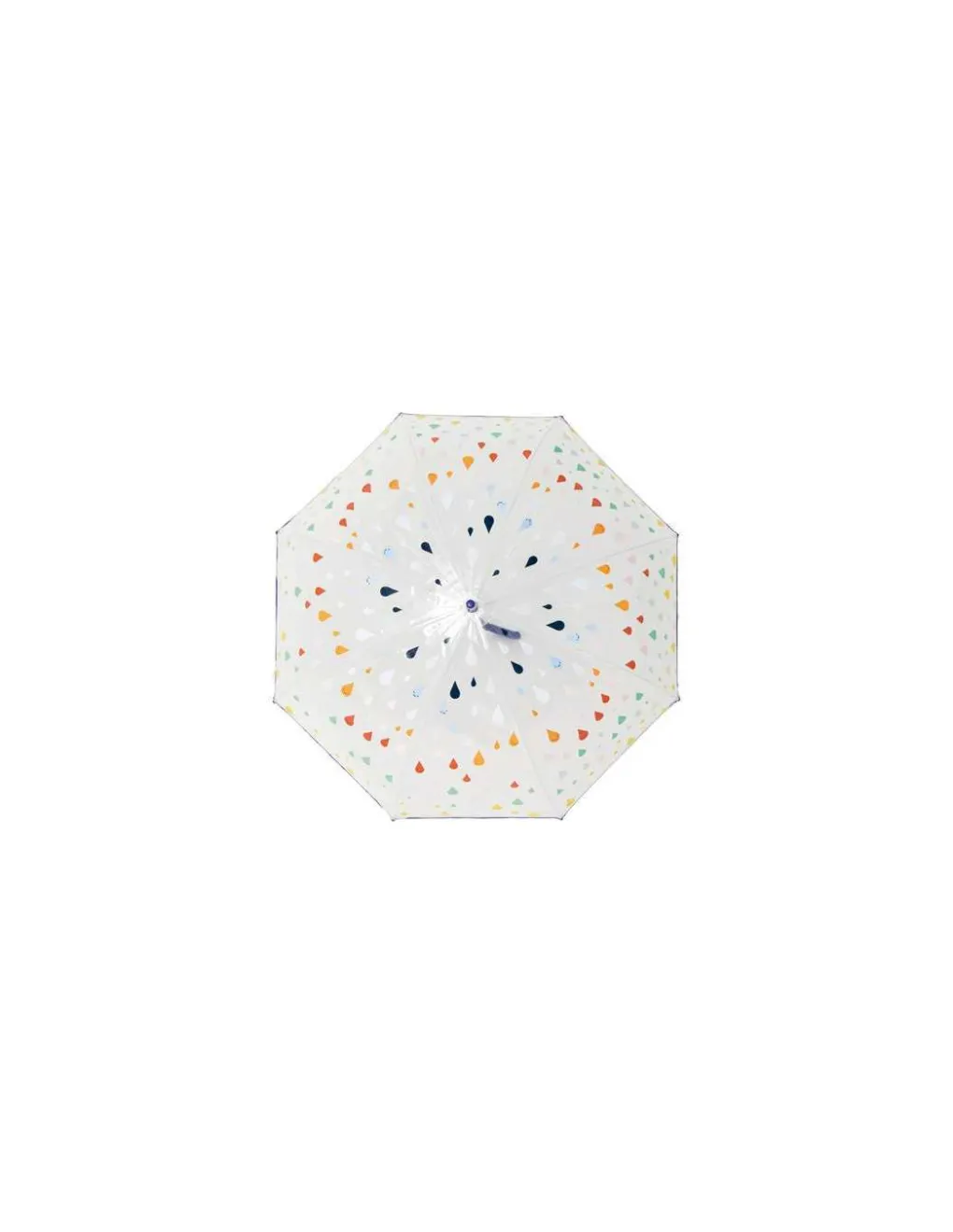 LittLe L Parapluie cloche gouttes transparent et magique - Sale