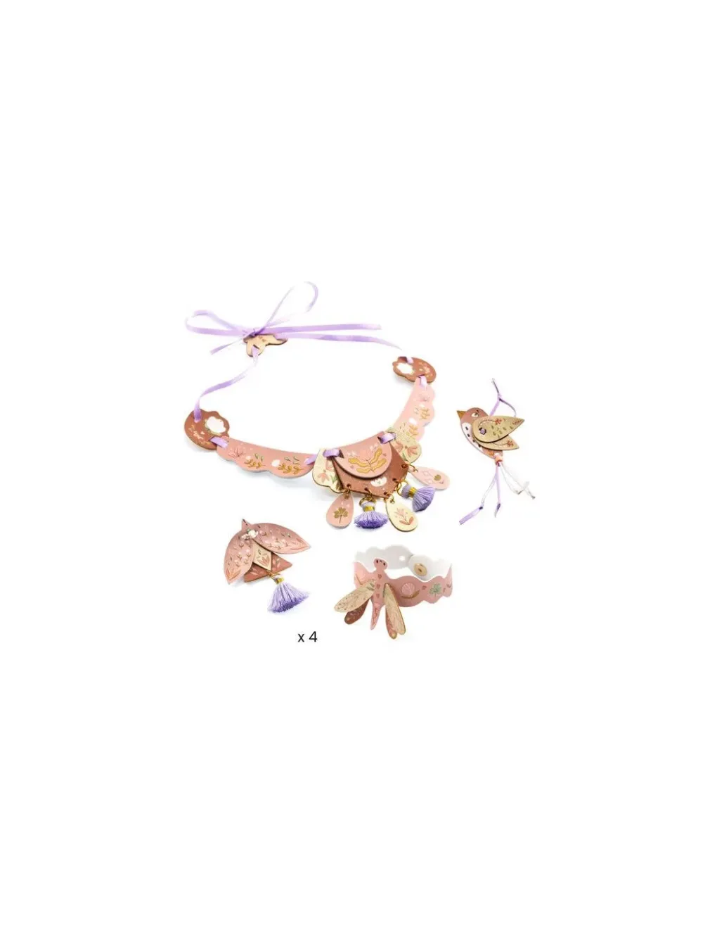 Djeco Parure de bijoux à créer Miss Rosefinch - Do it Yourself -