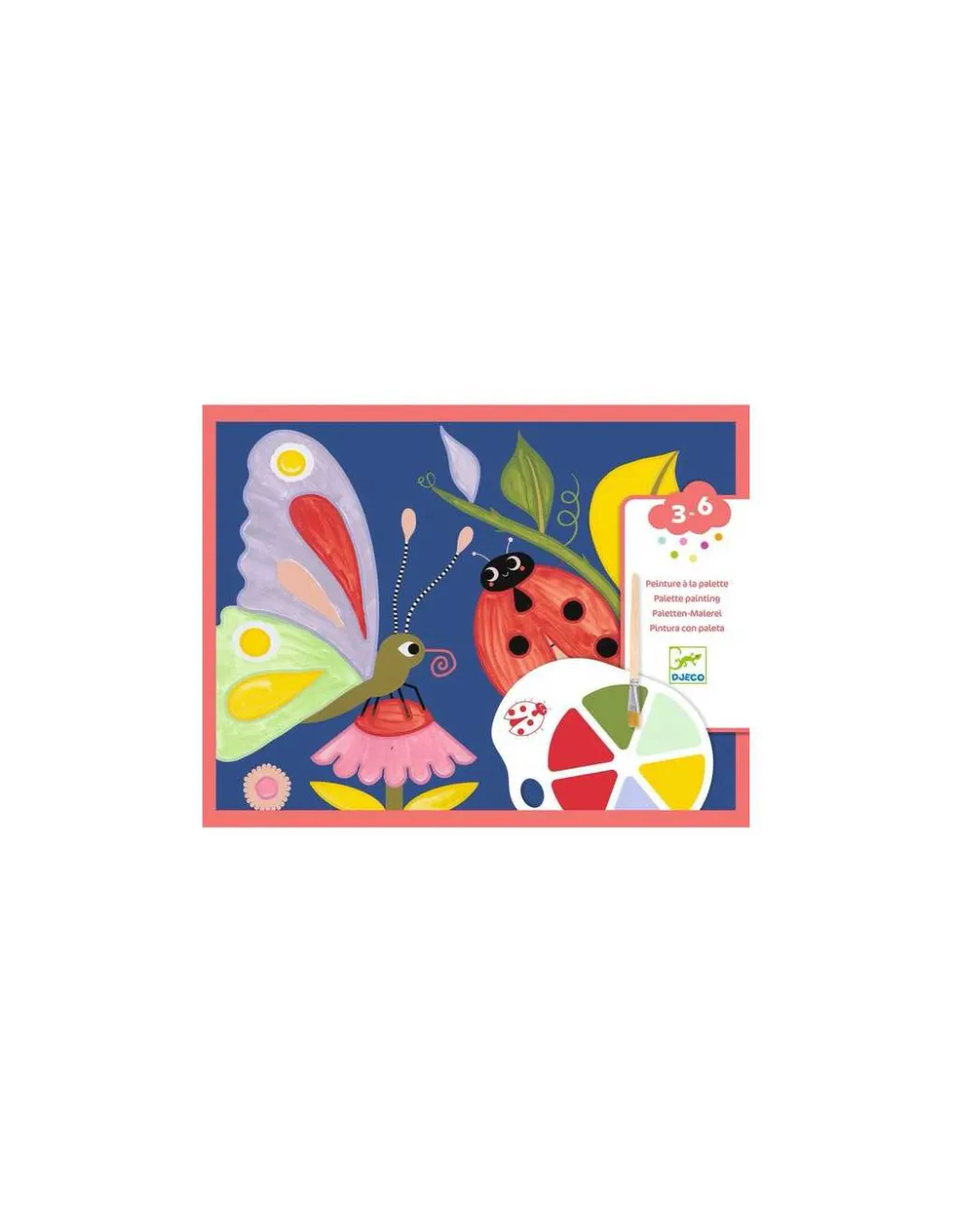 Djeco Peinture à la palette Les Petites Bêtes - Discount