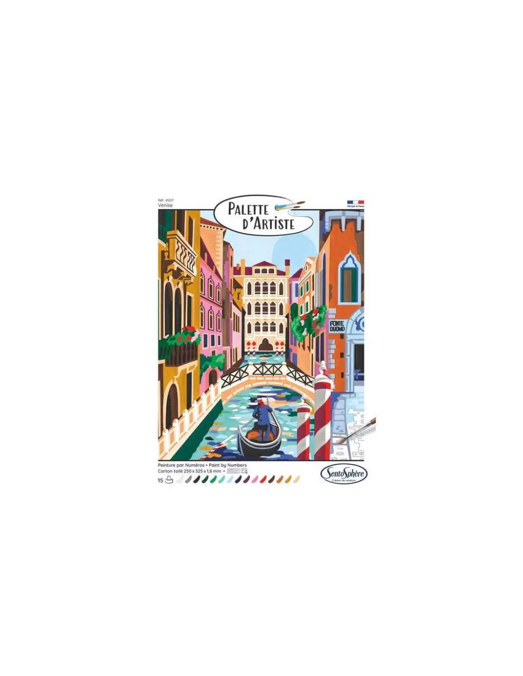 Sentosphere Peinture par numéros Venise Palette d'artiste - Sentosphère