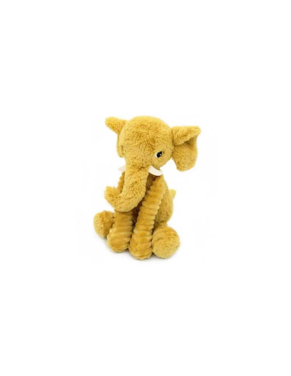 Les Deglingos Peluche Dimoitou l'éléphant jaune moutarde - Les Ptipotos by Déglingos Clearance